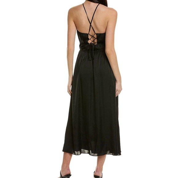Boden Ruched Bust Satin Maxi Dress - Picture 2 of 4